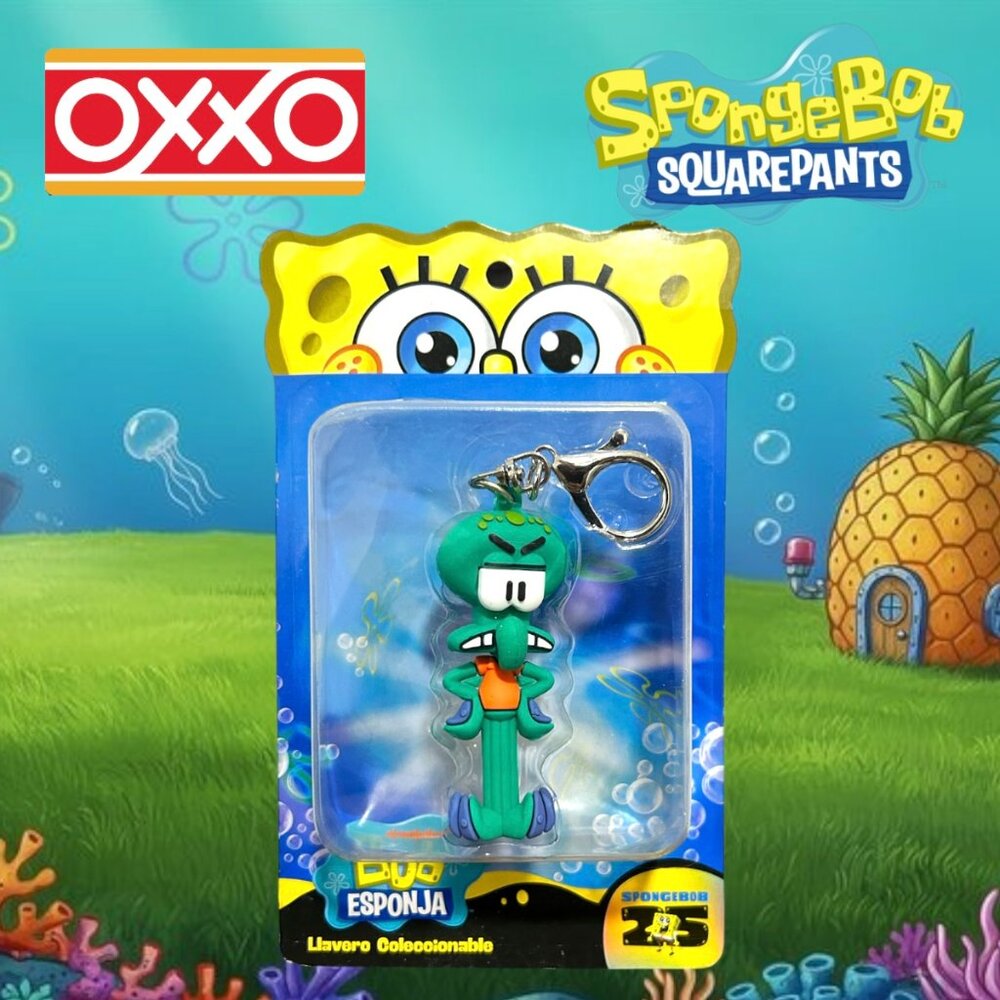 OXXO Limited Spongebob Squarepants Keychain Series: Squidward (Mexico Exclusive)